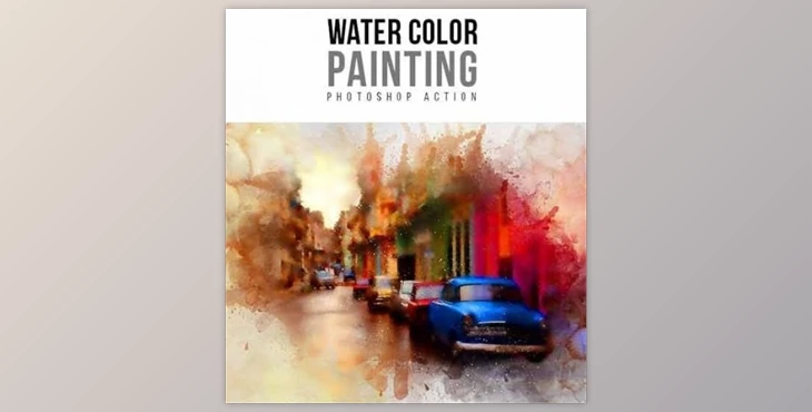 Download Water Color Painting Photoshop Action GraphicRiver-18707132 (ABR, PAT, ATN)