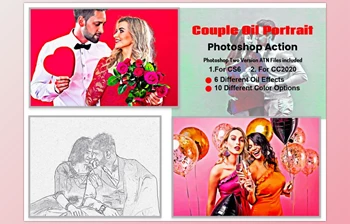 Download Couple Oil Portrait Photoshop Action <span class='badge badge-warning'>CreativeMarket-5871930</span>