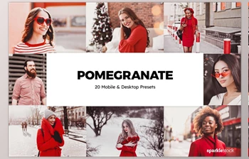 Download 20 Pomegranate Lightroom Presets & LUTs <span class='badge badge-warning'>CreativeMarket-5994869</span> (XMP, DNG, PNG)