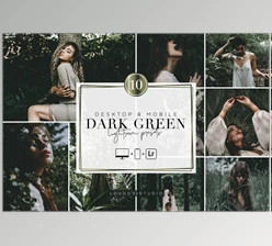 Download DARK GREEN – Lightroom Presets CreativeMarket-5987702 (XMP, DNG, LRTEMPLATE)