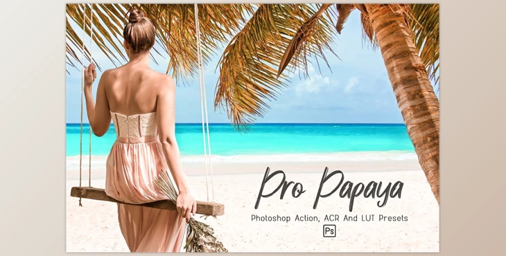 Download 14 Pro Papaya PS Action, ACR LUT CreativeMarket-5958169 (XMP, ATN)