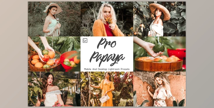 Download 14 Pro Papaya Mobile & Lightroom CreativeMarket-5958044