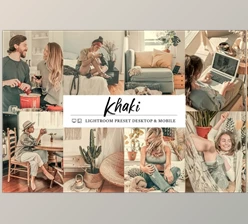 Download 10 Khaki Mobile & Lightroom Presets CreativeMarket-5964106