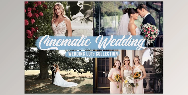 Download Cinematic Wedding LUTs Bundle CreativeMarket-5845567