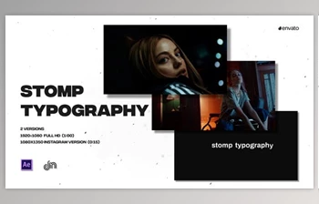 Download <span class='badge badge-warning'>Stomp</span> Typography (Videohive 31285894) - AE Project