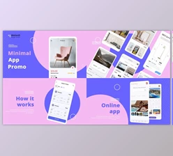 Download Minimal Color App Promo (Videohive 31282471) - AE Project