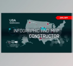 Download Infographic and Map Constructor (Videohive 21055529) - AE Project