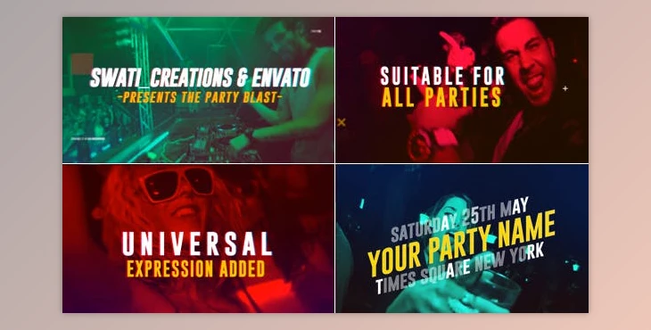 Download Dance Party Promo (Videohive 21381289) - AE Project