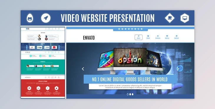 Download Video Website Presentation - Promote Your Company (Videohive 7406004) - AE Project