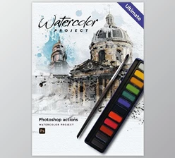 Download Watercolor Project – Architecture – Photoshop Action GraphicRiver-30305122 (ABR, ATN)
