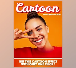 Download Cartoon Photoshop Action – GraphicRiver 30296295 (ATN)