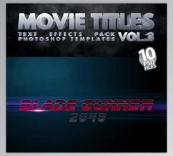 Download MOVIE TITLES – Vol.3 | Text-Effects/Mockups | Template-Pack GraphicRiver-30289874 (PSD)