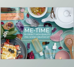 Download Me Time Scene Creator Kit CreativeMarket-5949401 (PNG, JPG)