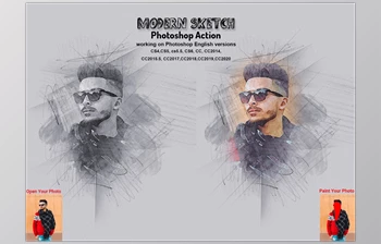 Download Modern Sketch Photoshop Action <span class='badge badge-warning'>CreativeMarket-5873477</span> (PAT, ABR, ATN)