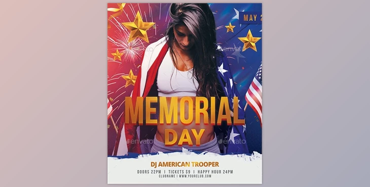 Download Memorial Day Flyer GraphicRiver-31018211 (PSD)