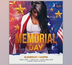 Download Memorial Day Flyer GraphicRiver-31018211 (PSD)