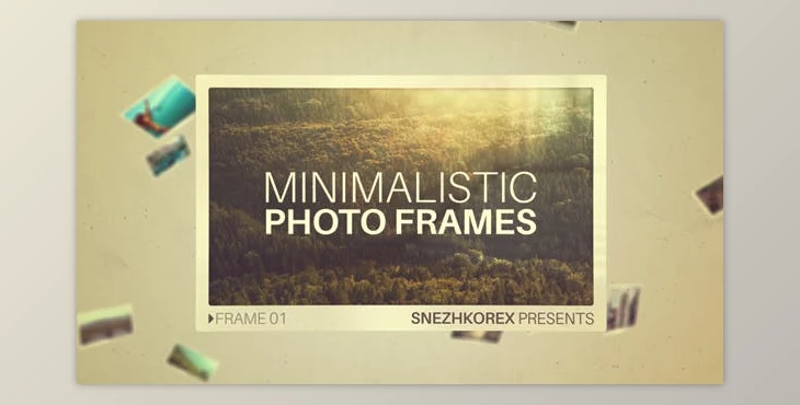 Download Minimalistic Photo Frames (Videohive 21015324)
