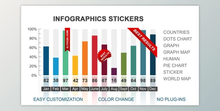 Download Infographics stickers (Videohive 22492051) - AE Project