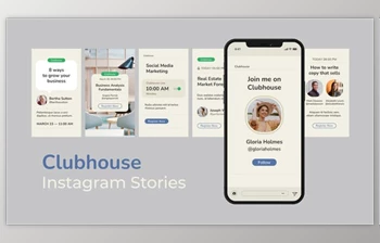 Download <span class='badge badge-warning'>Clubhouse</span> Instagram Stories (Videohive 31252148) - AE Project