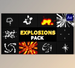 Download Cartoon Explosions Pack | After Effects (Videohive 31259681) - AE Project
