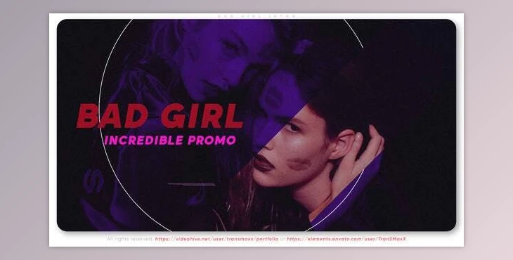 Download Bad Girl Intro (Videohive 31246775) - AE Project
