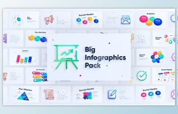 Corporate Infographics Charts <span class='badge badge-warning'>Pack</span> (Videohive 28328007)