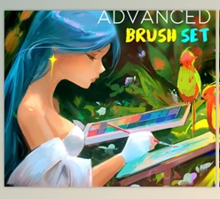 Download Artstation – Rossdraws Advanced Brush Set (ABR, PNG)