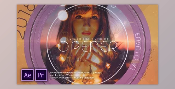 Download Circles Original Photo Opener (Videohive 31275451) - PR Project