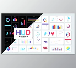 HUD Dashboard Infographics (Videohive 27449314)