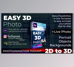 Download Photo animator - Easy 3D Photo (Videohive 23767088) - AE Project