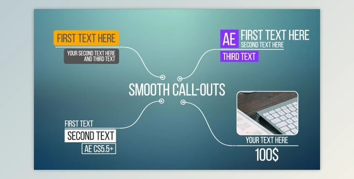 Download Smooth Call-Outs (Videohive 15591835) - AE Project