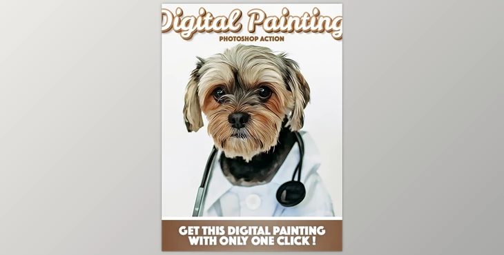 Download Digital Painting Photoshop Action GraphicRiver-30333660 (ATN)