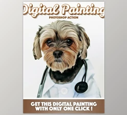 Download Digital Painting Photoshop Action GraphicRiver-30333660 (ATN)