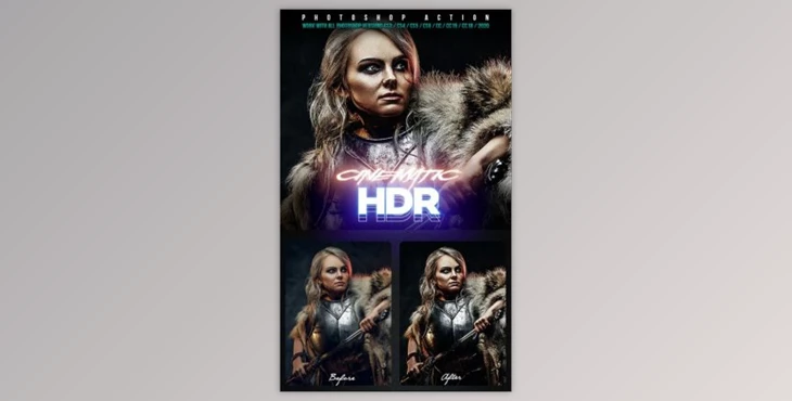 Download HDR Cinematic Photoshop Actions GraphicRiver-30854143 (ATN)