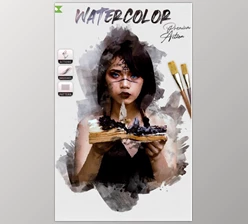 Download Watercolor Photoshop Action – GraphicRiver 30404733 (ABR, PAT, ATN)