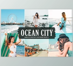Download  Ocean City Pro Lightroom Presets - CreativeMarket 6012832