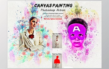Download Canvas <span class='badge badge-warning'>Painting</span> <span class='badge badge-warning'>Photoshop</span> Action CreativeMarket-5804650 (ABR, PAT, ATN)