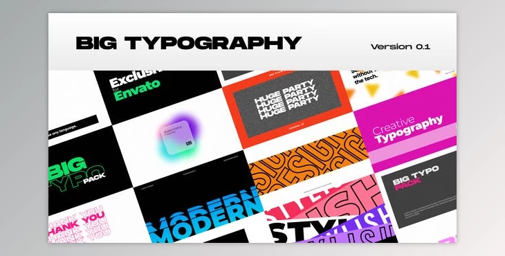 Download Big Typography - Premiere Pro (Videohive 31234430)
