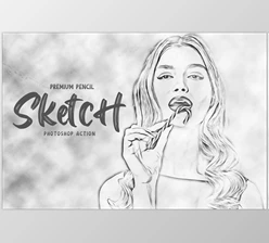 Download Pencil Sketch Photoshop Action CreativeMarket-5928725 (ATN)
