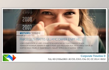 Download <span class='badge badge-warning'>Corporate</span> Timeline Slideshow (Videohive 13697752) - AE Project