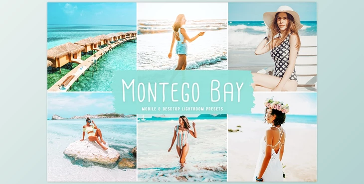 Download Montego Bay Pro Lightroom Presets CreativeMarket-6013016 (DNG, XMP, LRTEMPLATE, PDF, ATN)