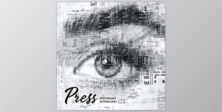 Download Press Action for Photoshop CS6+ GraphicRiver-30367561 (ABR, PAT, ATN)