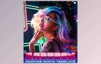Download Cartoon Painting <span class='badge badge-warning'>Photo</span> Template GraphicRiver-31049584 (PSD)