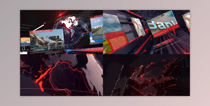 Download TV Broadcast News Package (Videohive 10635825) - AE Project