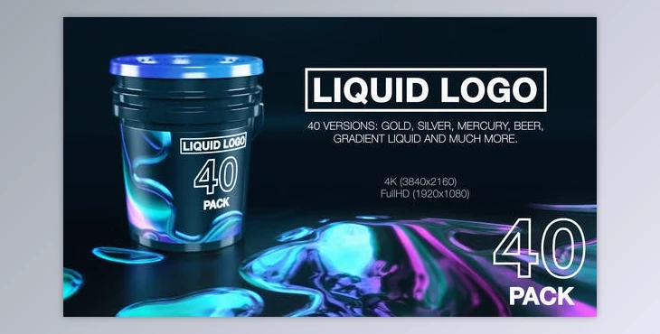 Download Liquid Logo Reveal (40 in 1 Pack) (Videohive 28287709) - AE Project