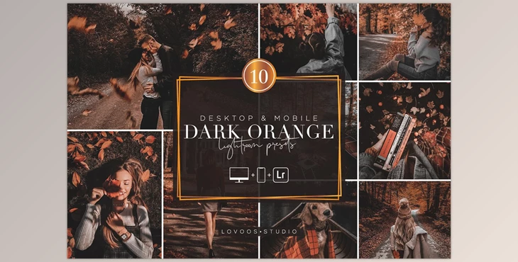 Download DARK ORANGE – Lightroom Presets CreativeMarket-5987734 (XMP, DNG, LRTEMPLATE)