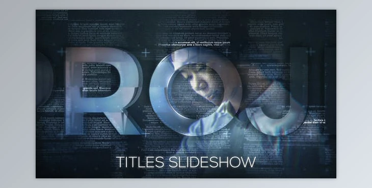 Download Titles Slideshow (Videohive 15762310) - AE Project