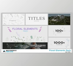 Download Floral Elements Pack (Videohive 23328603) - AE Project