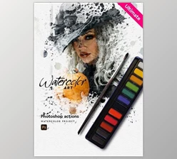 Download Watercolor Art – Aquarelle – Photoshop Action GraphicRiver-30305161 (ABR, ATN)