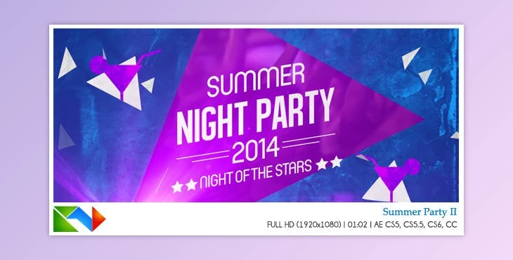Download Summer Party II (Videohive 8798205) - AE Project